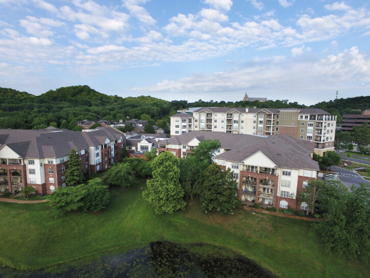 Drone campus clouds